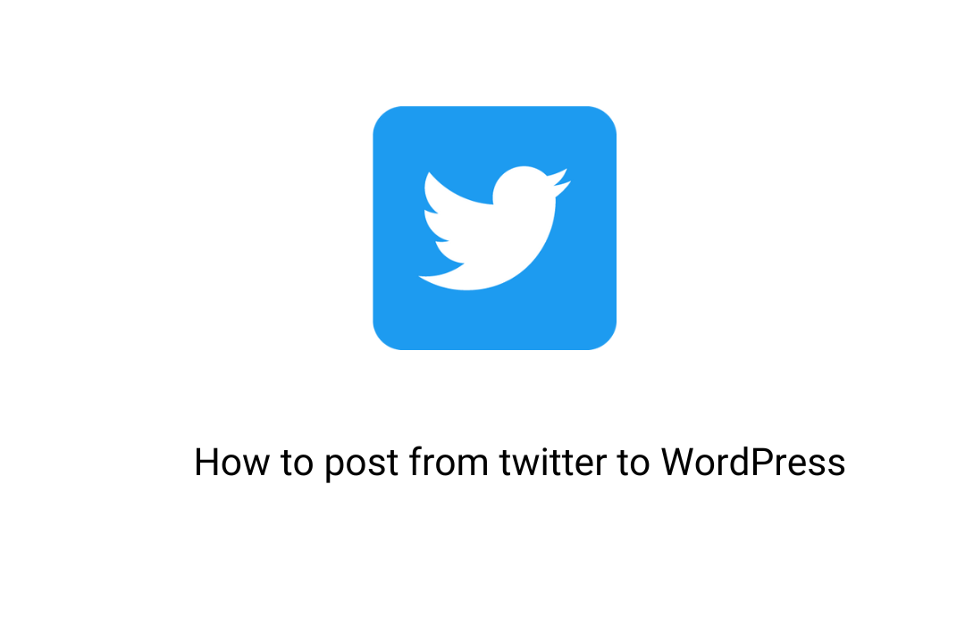 How to post from twitter to WordPress