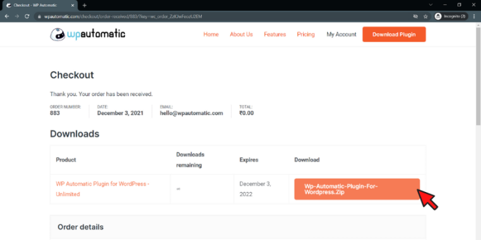 Download and Find your License Key